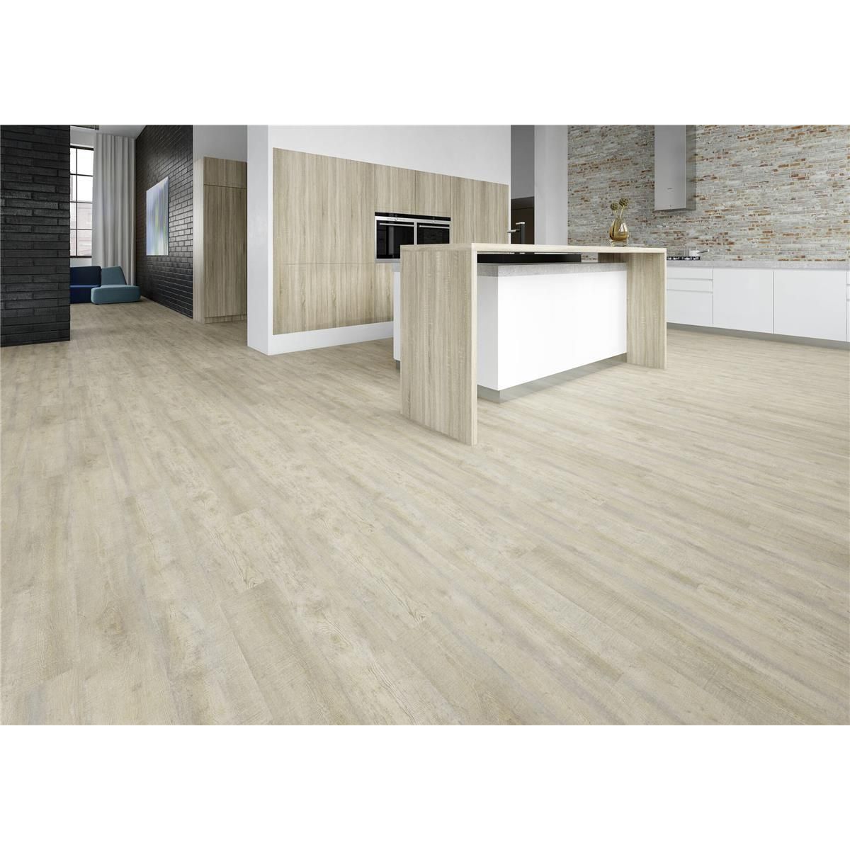 Designboden Dryback 2835 White Limed Oak - Planke 15,24 cm x 121,92 cm - Nutzschichtdicke 0,4 mm