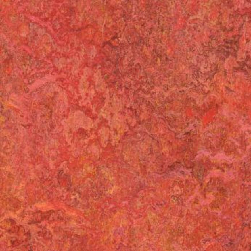 Linoleum-Boden Jokalino ART Farbe 1415 rot Gesamtstärke 2,5 mm - Rollenbreite 200 cm