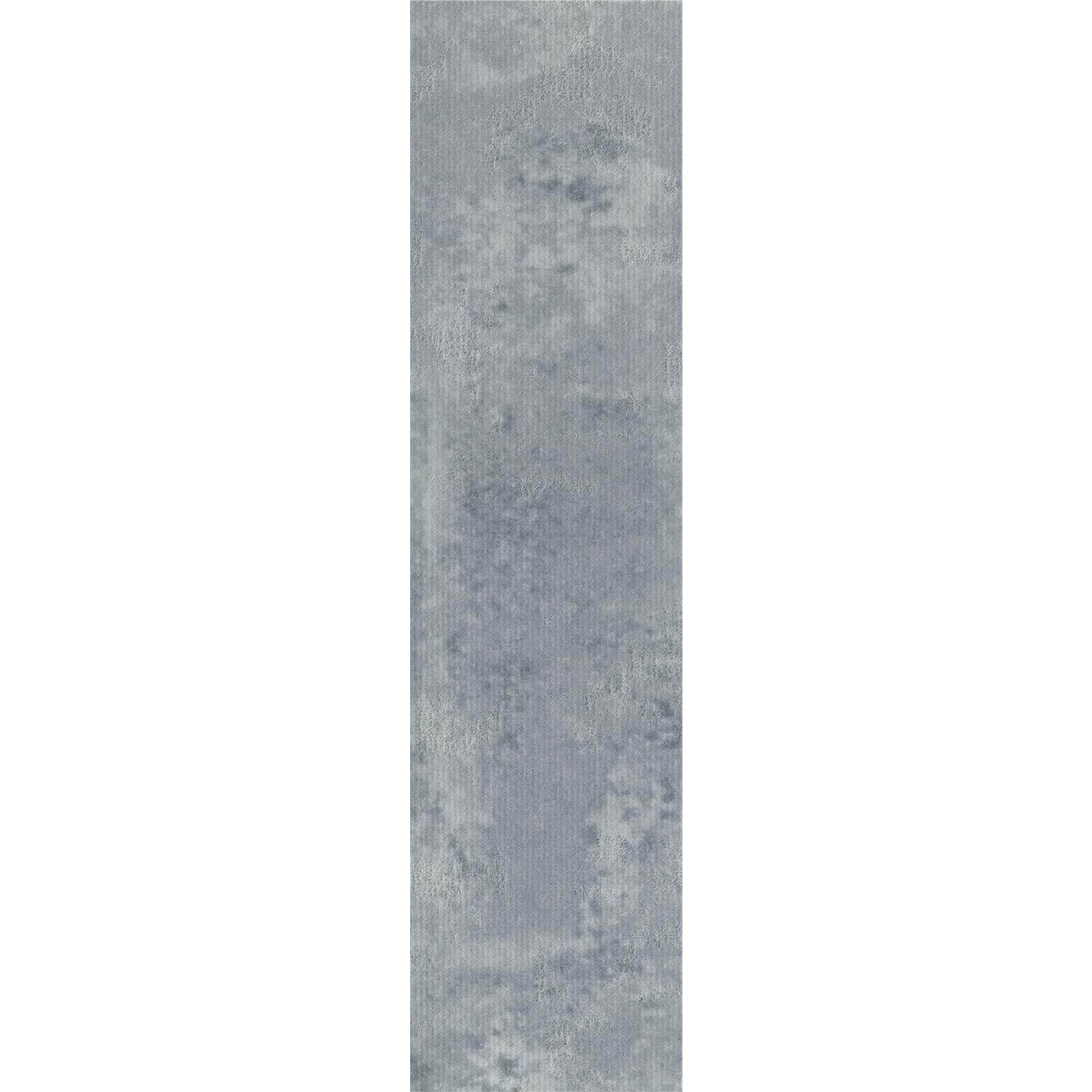 Teppichfliesen 25 x 100 cm selbsthaftend Infloor-Girloon Switch Grau 025-520 gemustert