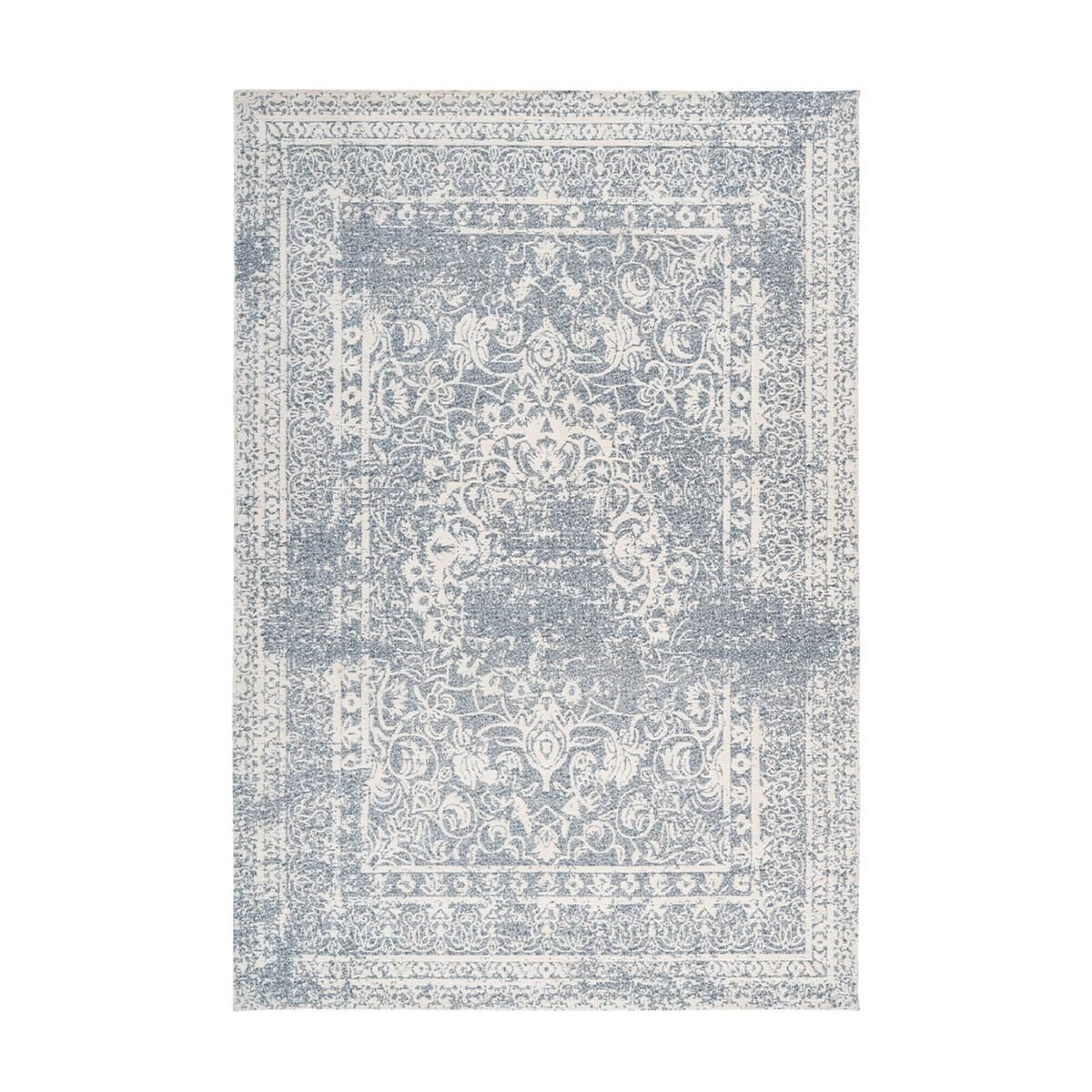 Teppich Iglesia 400 Creme / Blau 120 cm x 170 cm