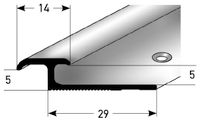 JOKA Doppeleinschubprofil Aluminium bronzefarb. hell 660187 100 cm 100 x 2,9 x 5 cm