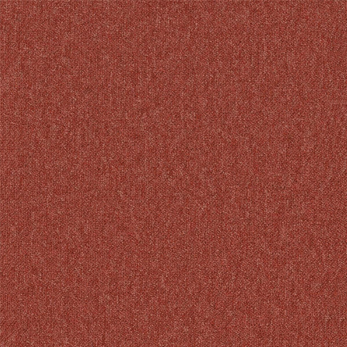 Teppichfliesen Rot 4422 Schlinge 50 x 50 cm Essence Pure AD07 Desso