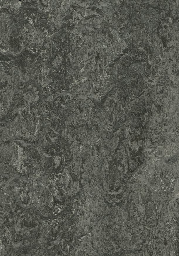 Linoleum-Boden Marmoleum Real 3048 graphite Gesamtstärke 2,5 mm - Rollenbreite 200 cm
