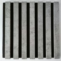 Wandpaneele AKUSTIK MDF und Recycling Filz Loft Grau Lamellen 3,18m² - 4 Stck. 265 cm x 30 cm