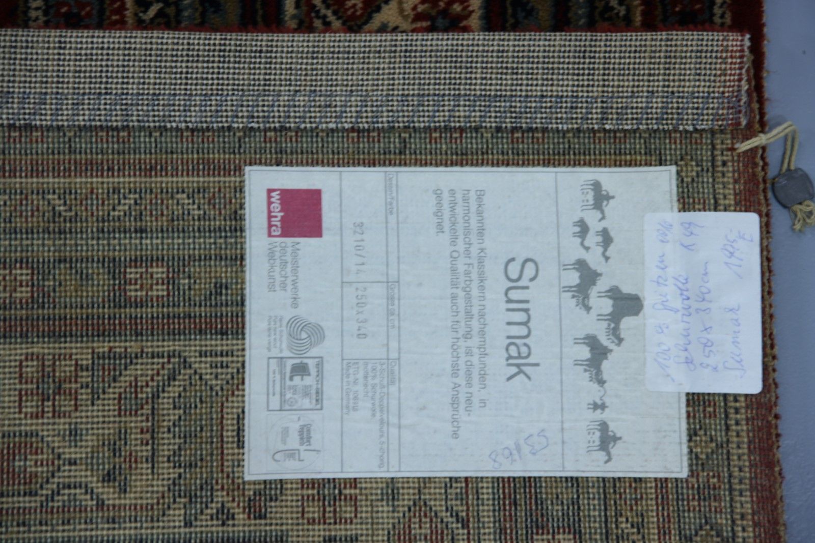 Perser Teppich wehra Sumak 250 cm x 340 cm