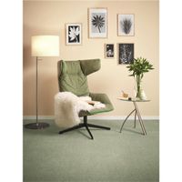 Teppichboden DAS TEPPICHWERK Passion 1002 NUTRIA MELANGE Velours Beige 8K49 - Rollenbreite 500 cm