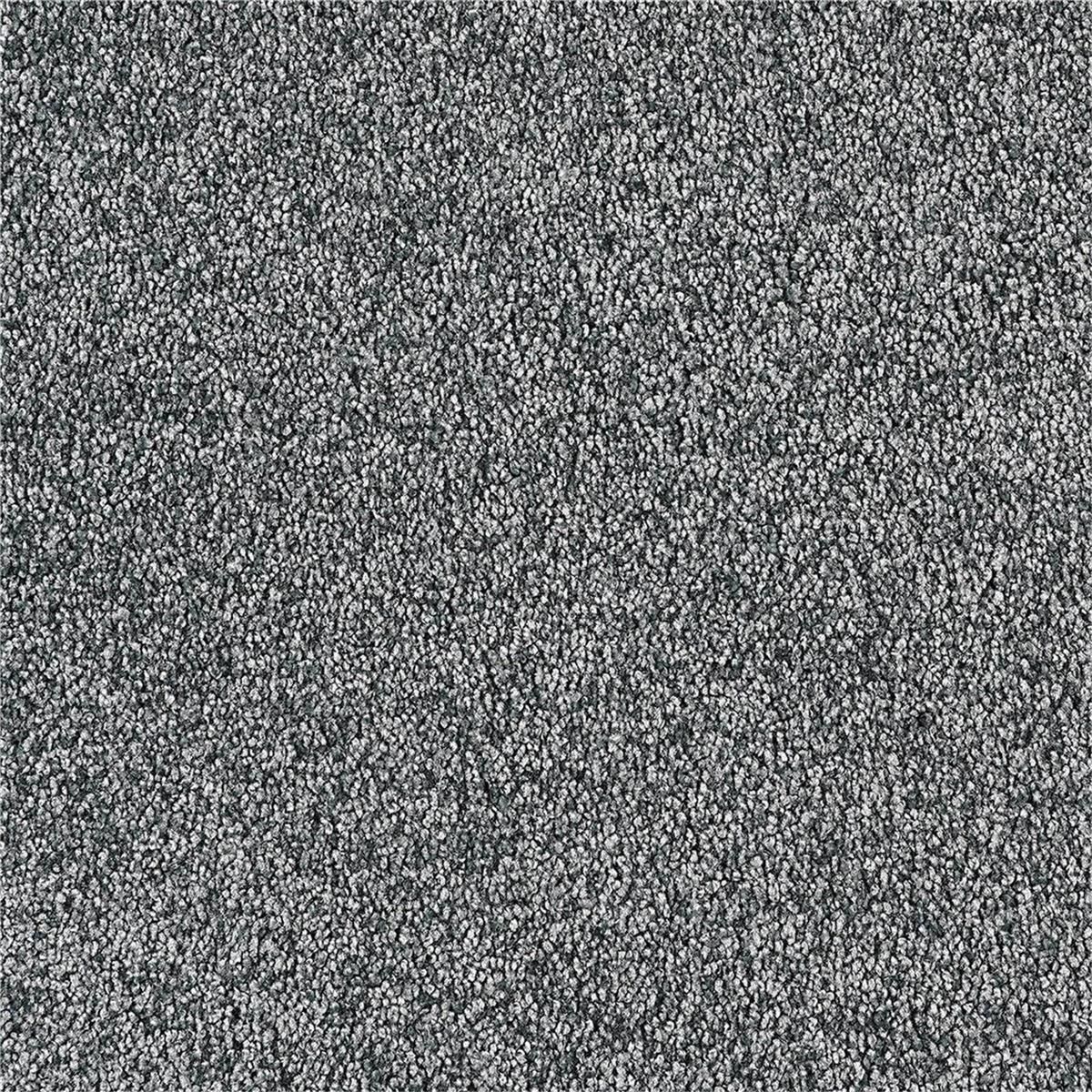 Teppichfliesen 25 x 100 cm selbsthaftend Infloor-Girloon Cloud Grau 441 uni