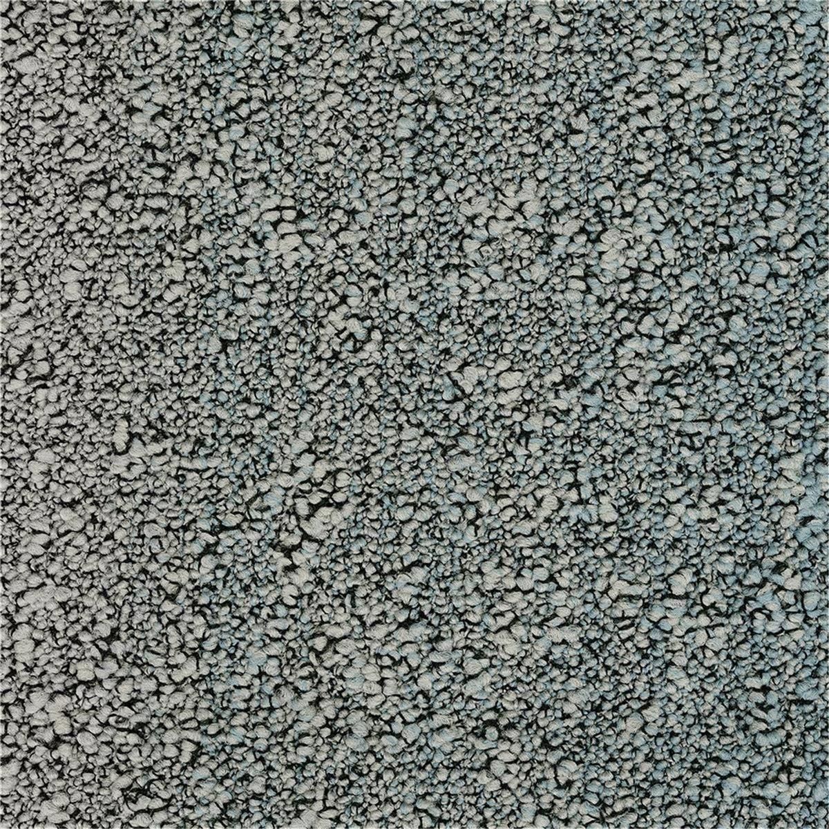 Teppichfliesen 25 x 100 cm Schlinge strukturiert Fuse B755 8836 Blau Textur