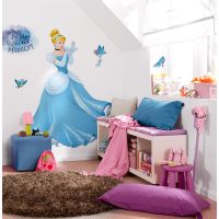 Selbstklebende Vlies Fototapete/Wandtattoo - Cinderella XXL - Größe 127 x 200 cm