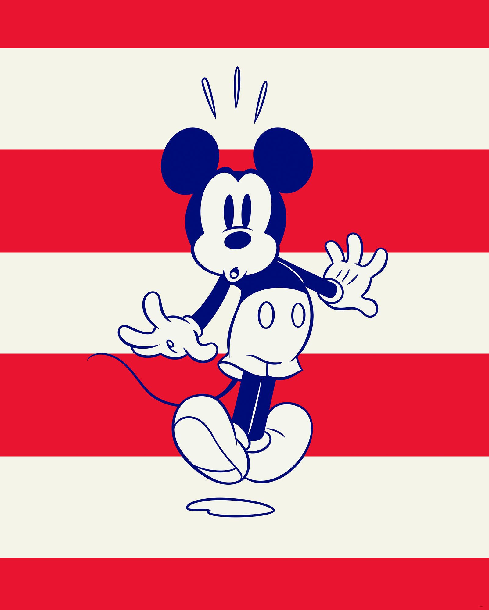 Vlies Fototapete - Mickey Vibrant - Größe 200 x 250 cm