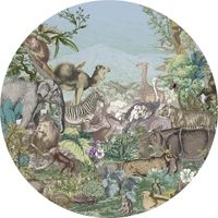 Selbstklebende Vlies Fototapete/Wandtattoo - Animal Kingdom - Größe 125 x 125 cm
