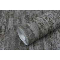 Tapete Modern floral Vinyltapete Anthrazit ansatzfrei 53 cm x 10,05 m