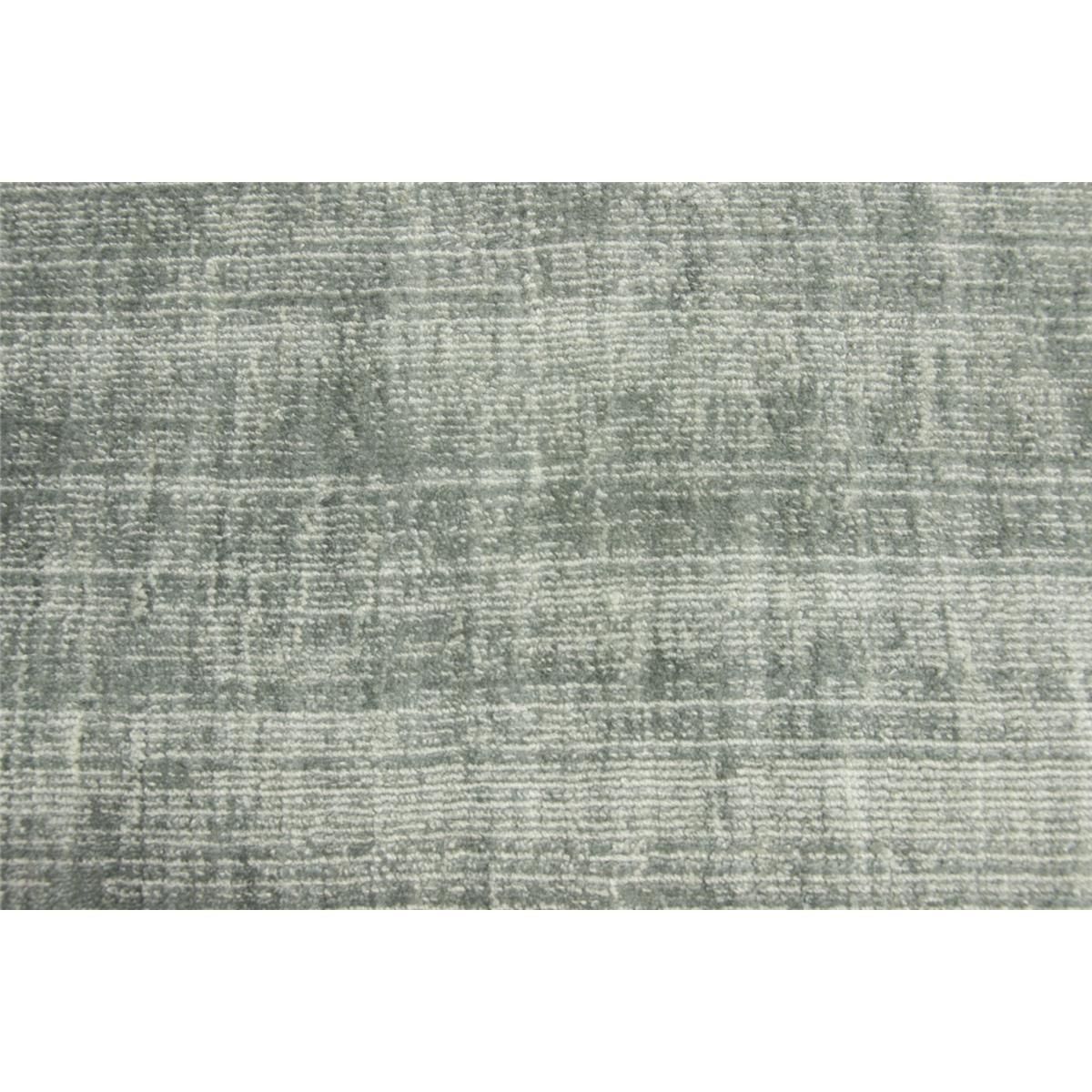 Teppichboden Handgewebt Cut Loop Türkis-Grau 82978 Essence ITC uni - Rollenbreite 400 cm