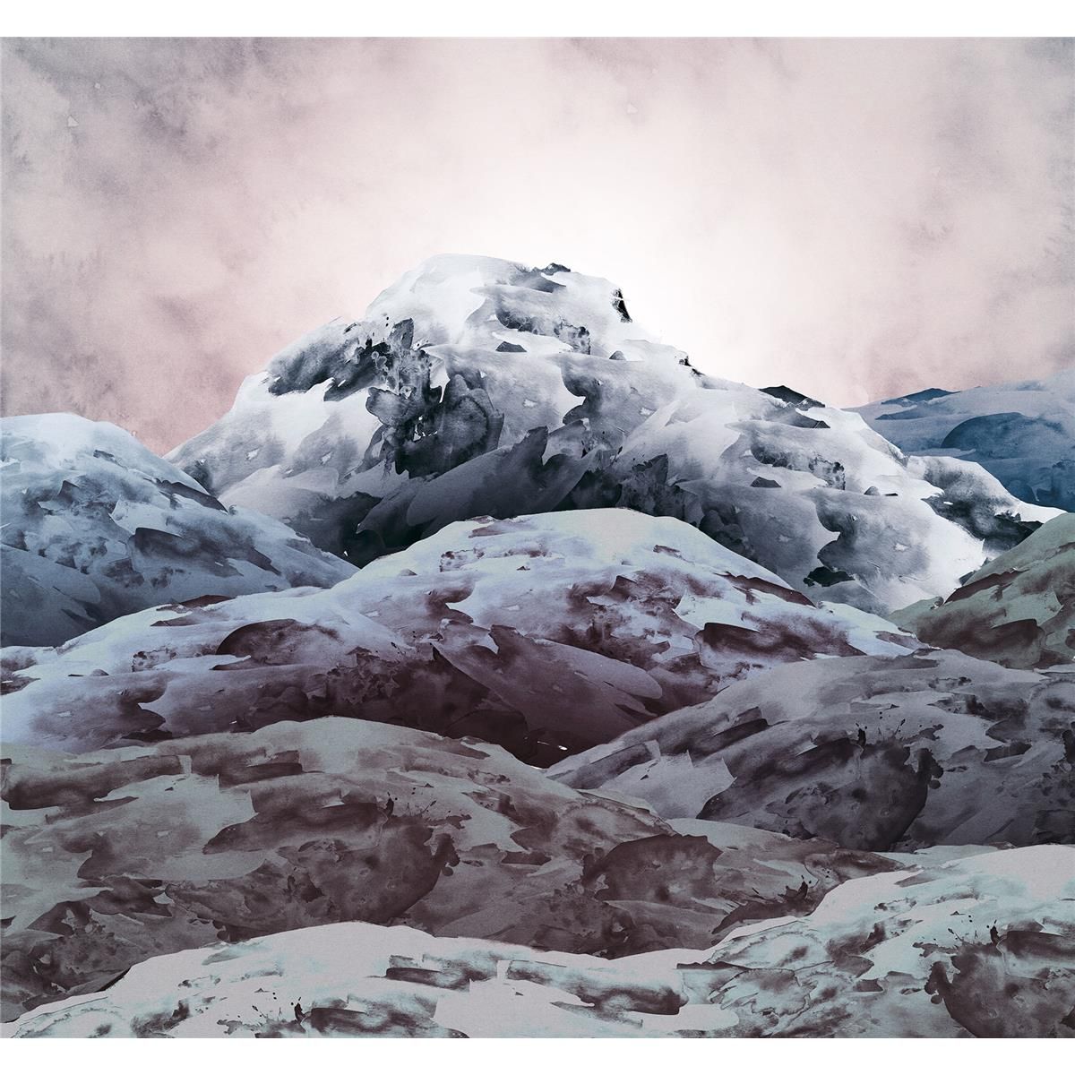 Vlies Fototapete - Shadow Mountain - Größe 300 x 280 cm