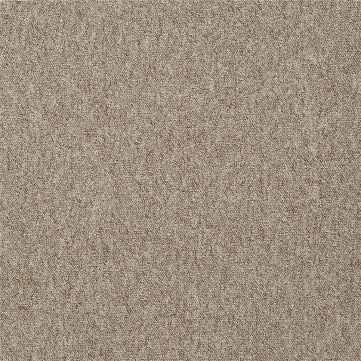 Teppichfliesen 50 x 50 cm COLORADO SL Schlinge Braun 720 uni