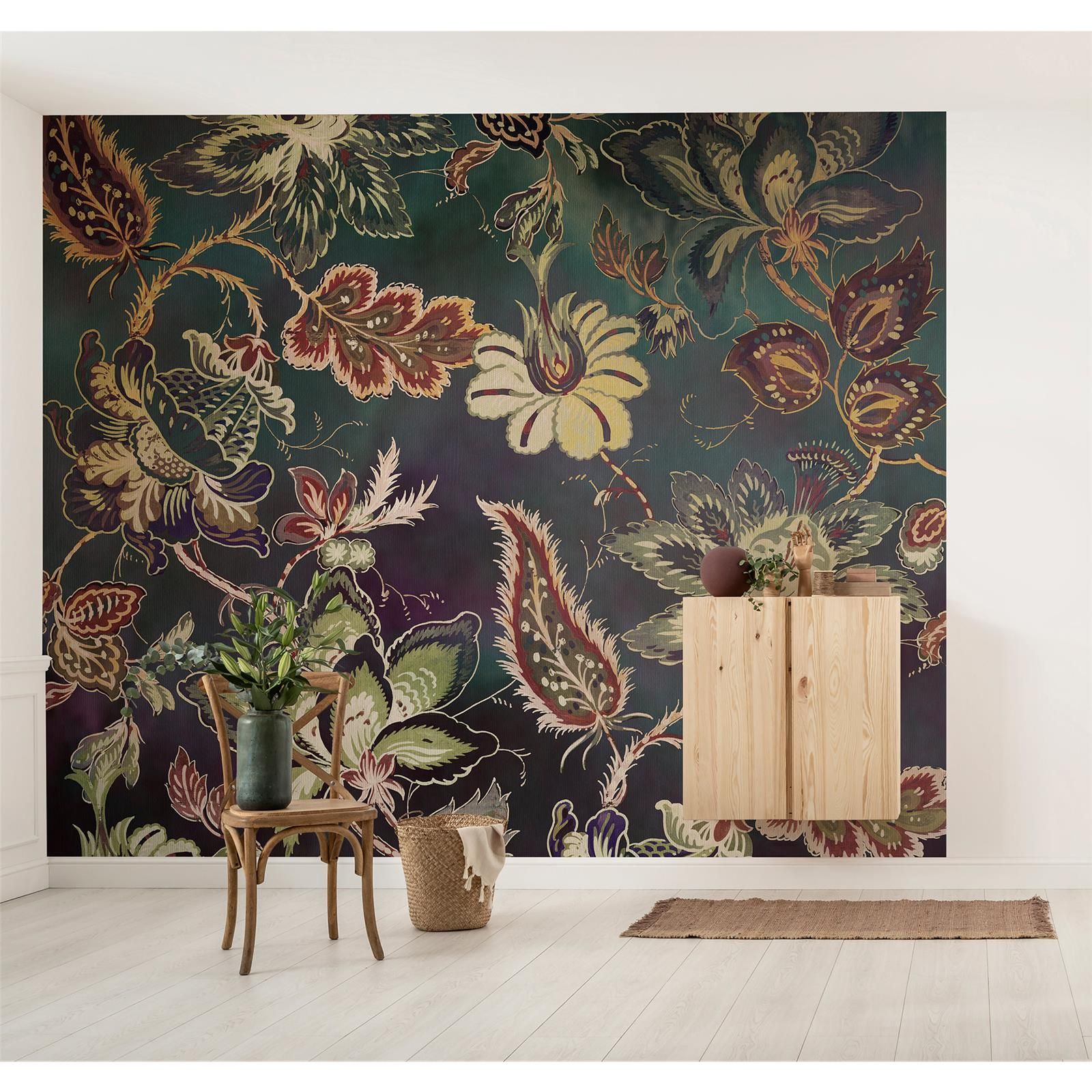 Vlies Fototapete - Moonshadow Blossom  - Größe 300 x 250 cm