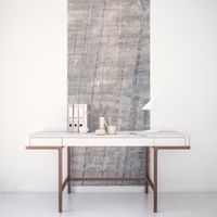 Vlies Fototapete - Concrete Panel - Größe 100 x 250 cm
