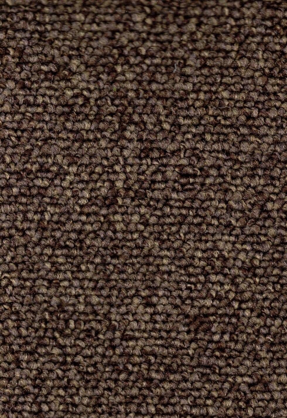 Teppichboden Lano Granit Objektschlinge 410 Mittelbraun - Rollenbreite 500 cm