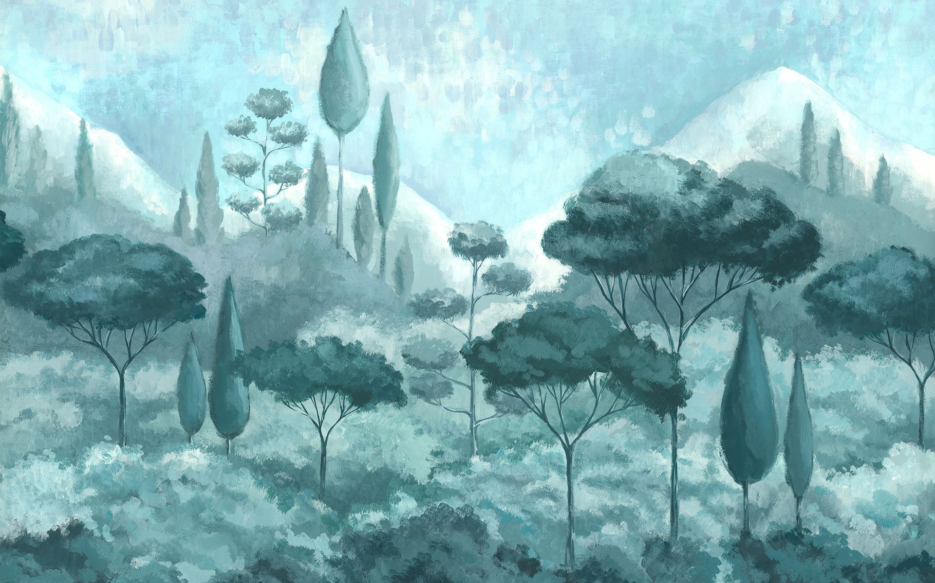 Vlies Fototapete - Soothing Scenery - Größe 400 x 250 cm
