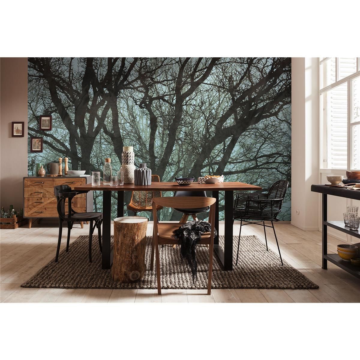 Vlies Fototapete - Whispering Woods  - Größe 400 x 250 cm