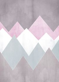 Komar Wandbild - Sunrise Mountain Gentle - Größe: 50 x 70 cm