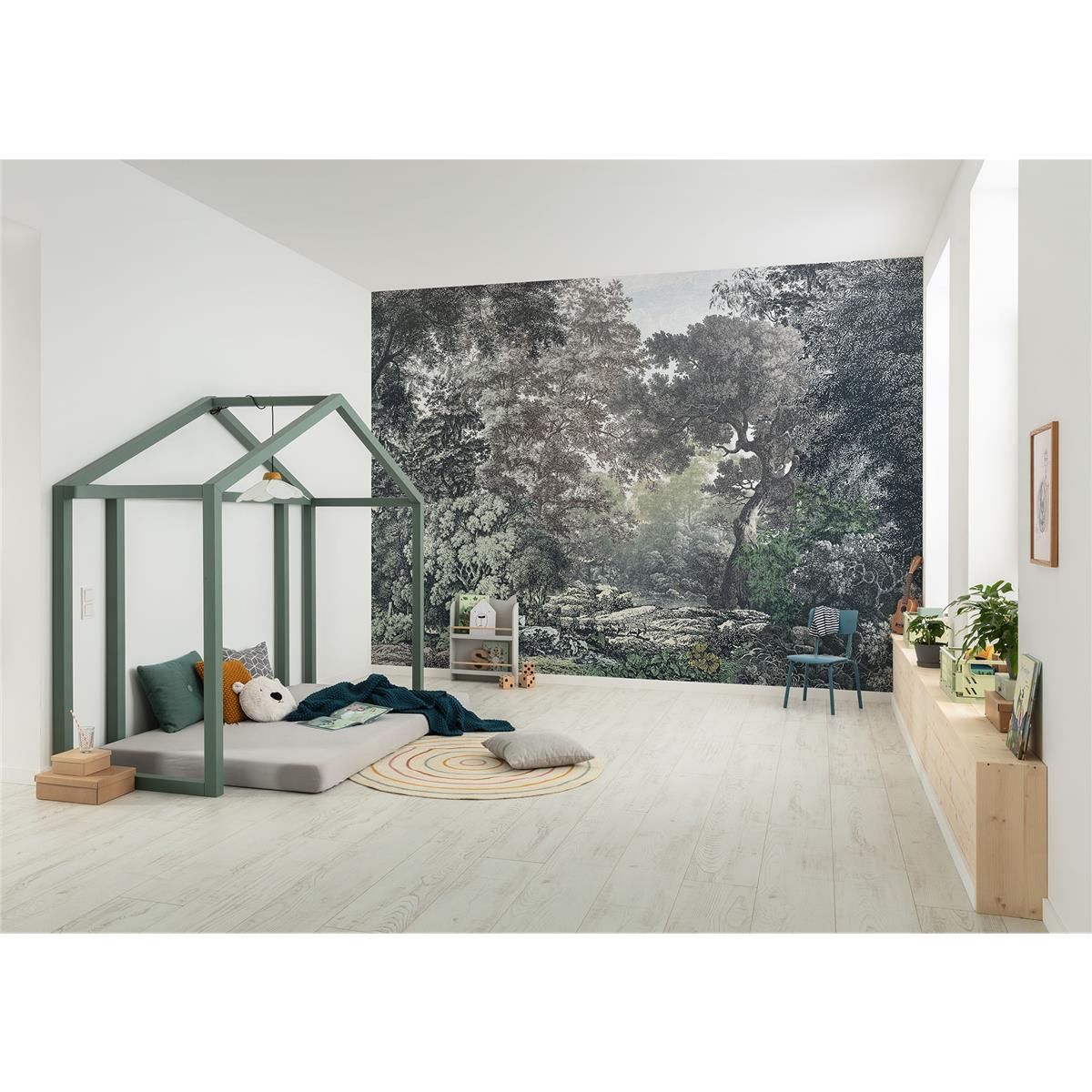 Vlies Fototapete - Wood Wide Web  - Größe 400 x 250 cm