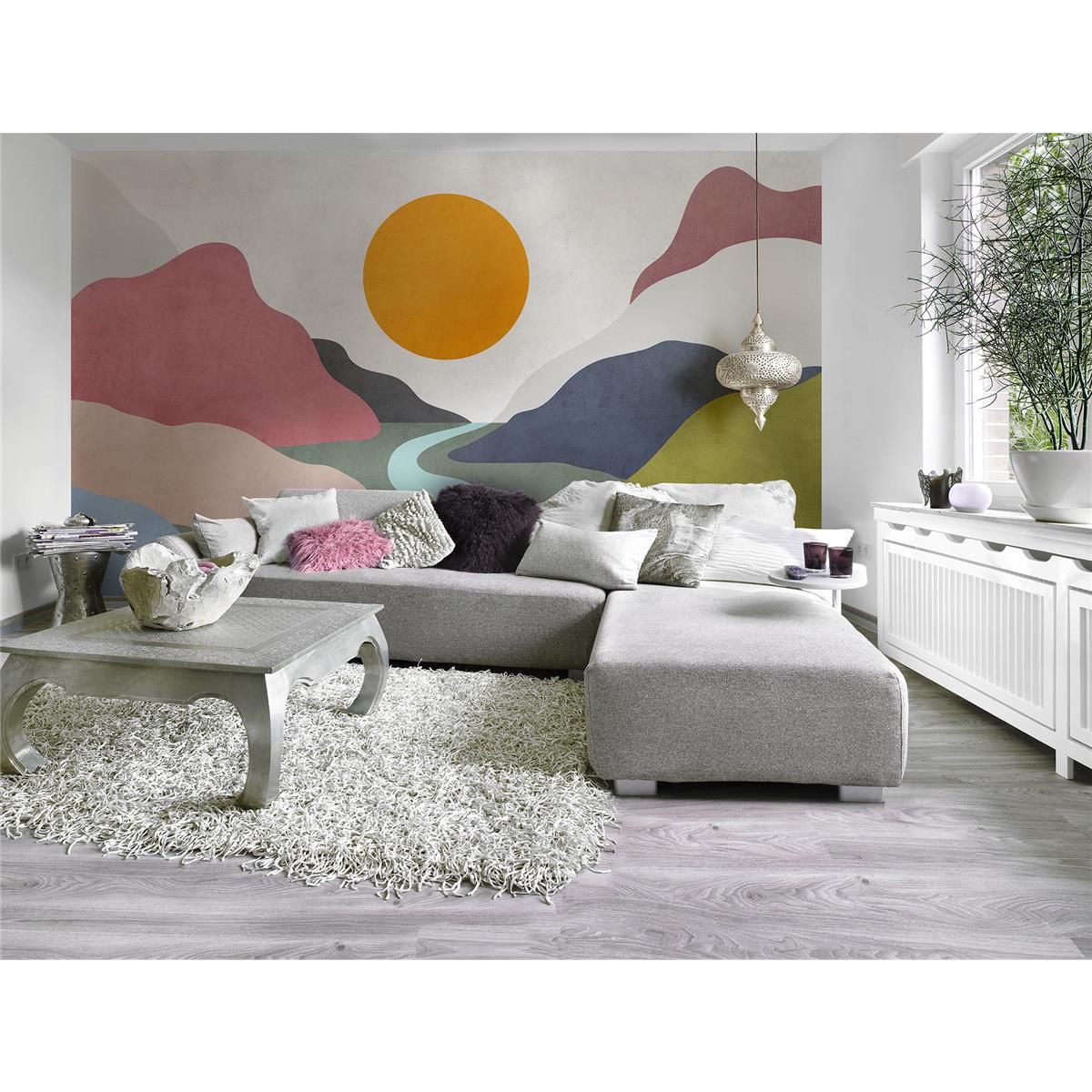 Vlies Fototapete - Velvety Valley - Größe 400 x 250 cm