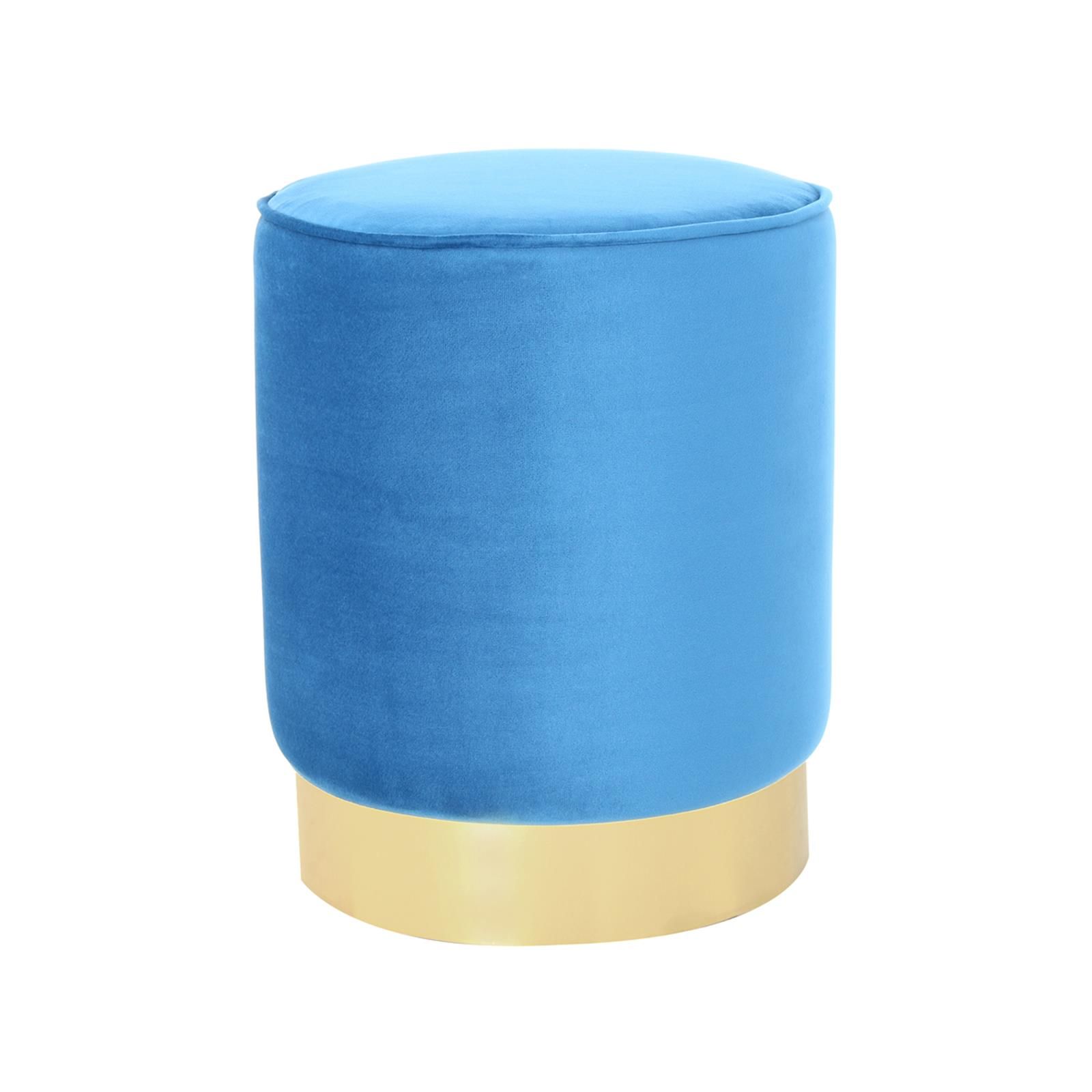 Hocker Nena 110 Blau - 35 cm (L) x 35 cm (B) x 43 cm (H)