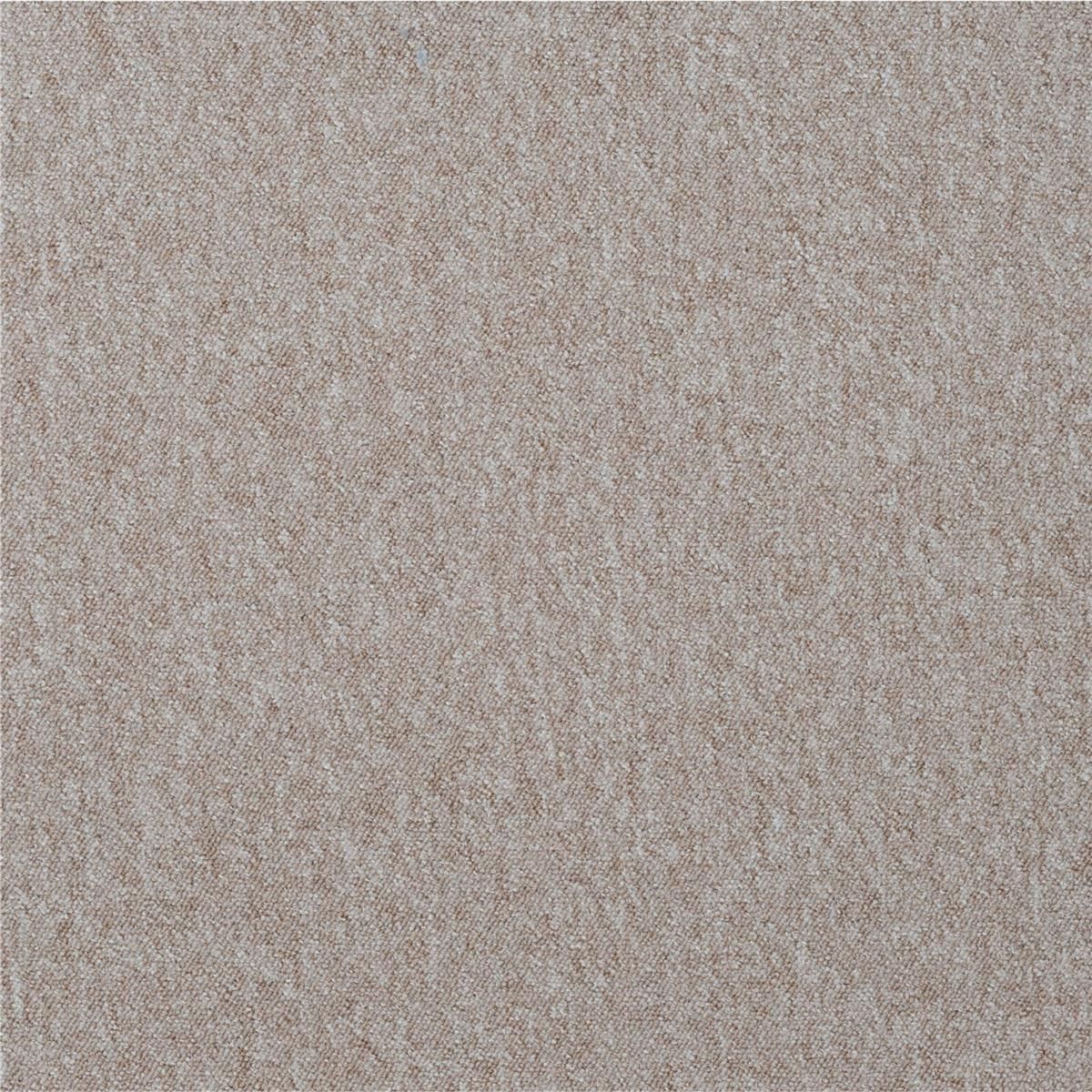 Teppichfliesen 50 x 50 cm NEAPEL SL Schlinge Beige 700 uni