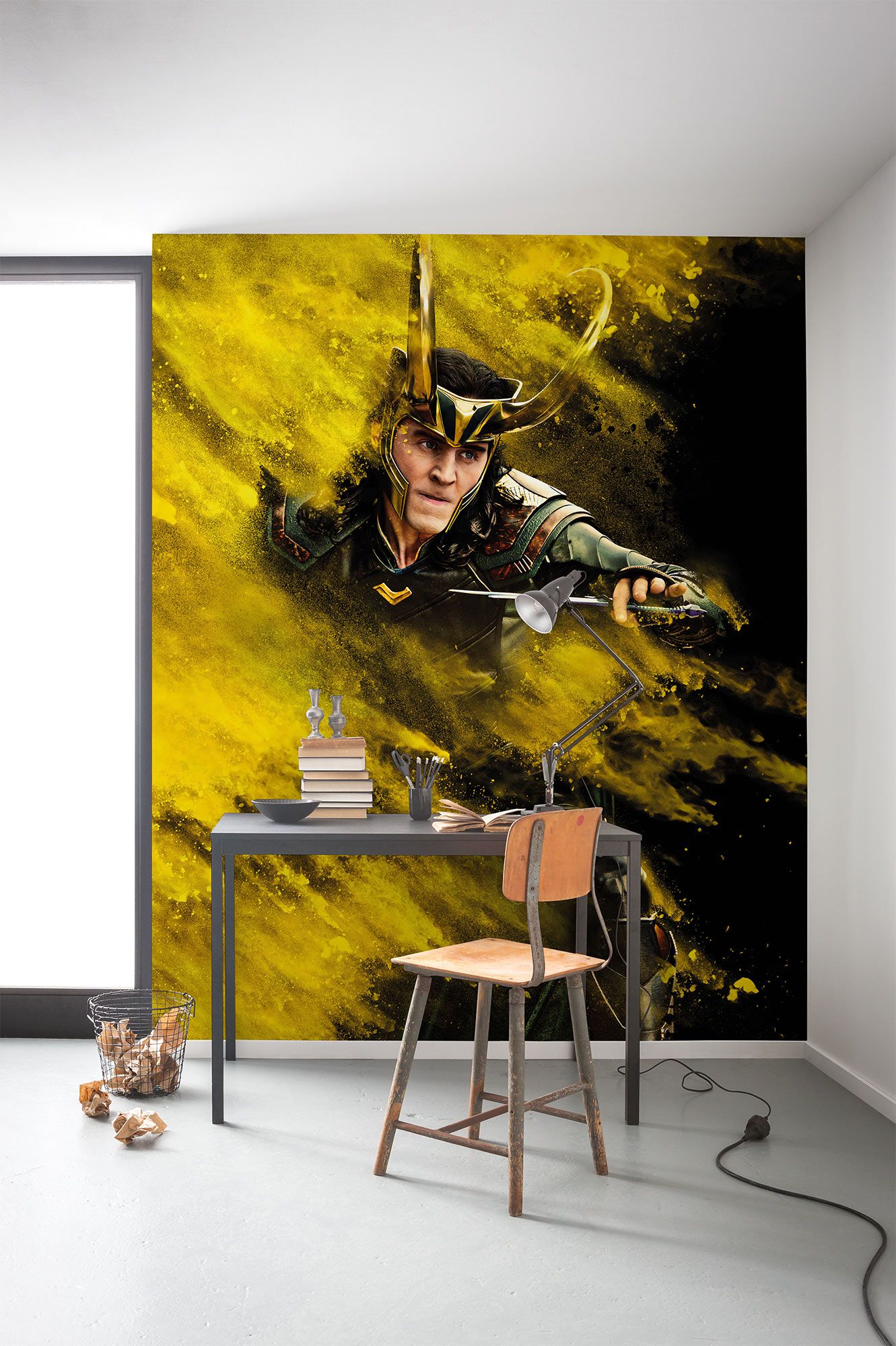 Vlies Fototapete - Loki Yellow Dust  - Größe 200 x 250 cm