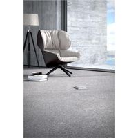 Teppichboden Infloor-Girloon Cotone Velours Weiß 501 uni - Rollenbreite 400 cm