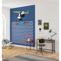 Vlies Fototapete - Mickey gone Surfin' - Größe 200 x 280 cm