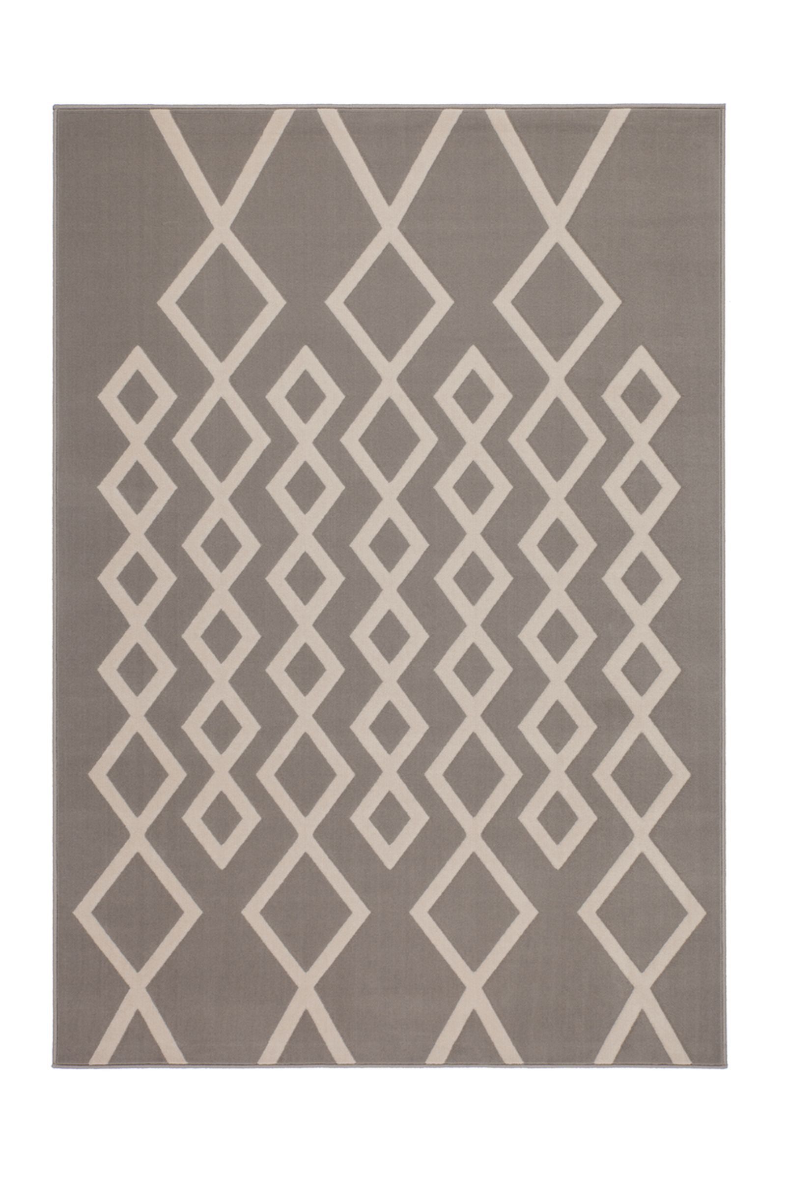 Teppich Lina 400 Taupe / Elfenbein  200 cm x 290 cm