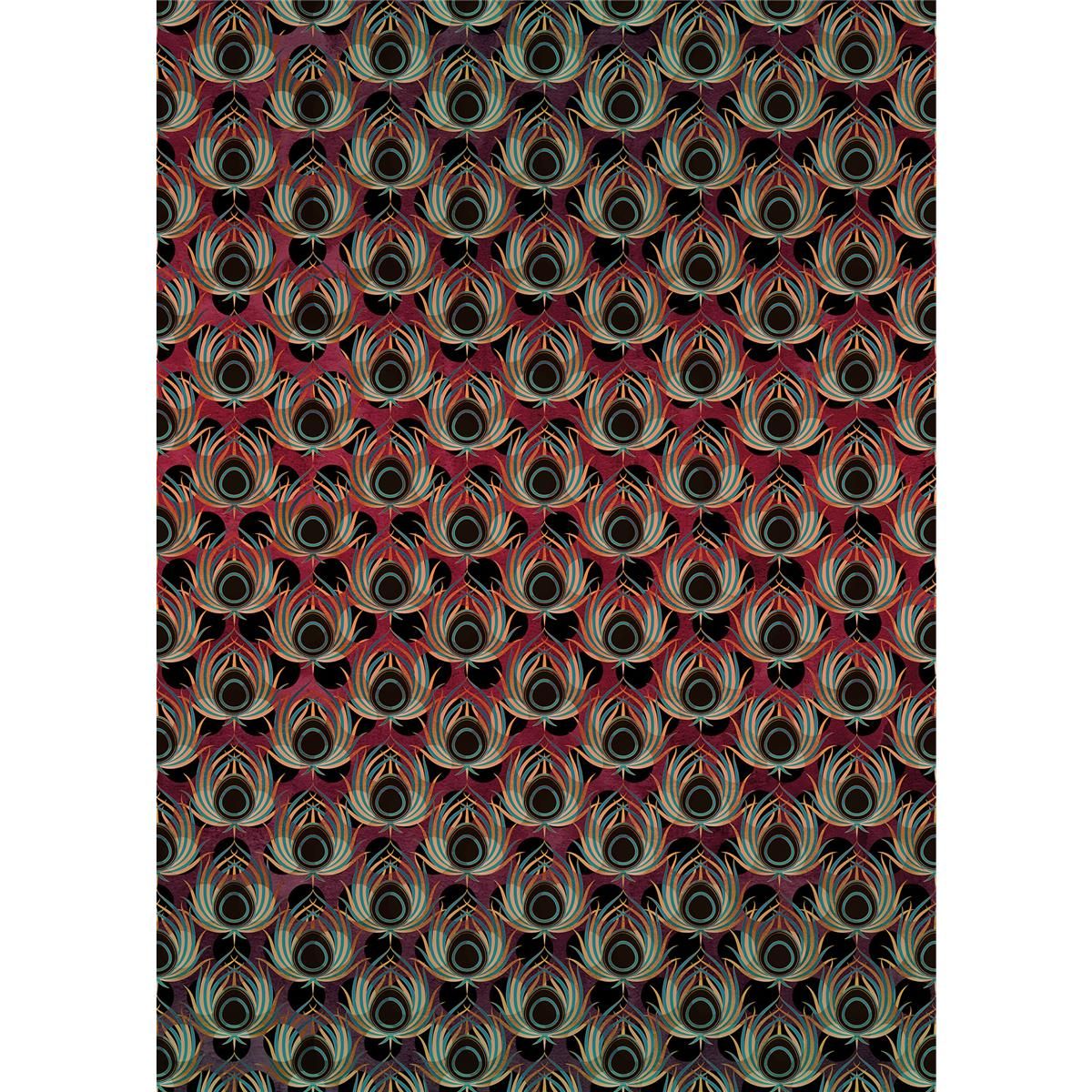 Vlies Fototapete - Paon Rouge - Größe 200 x 280 cm