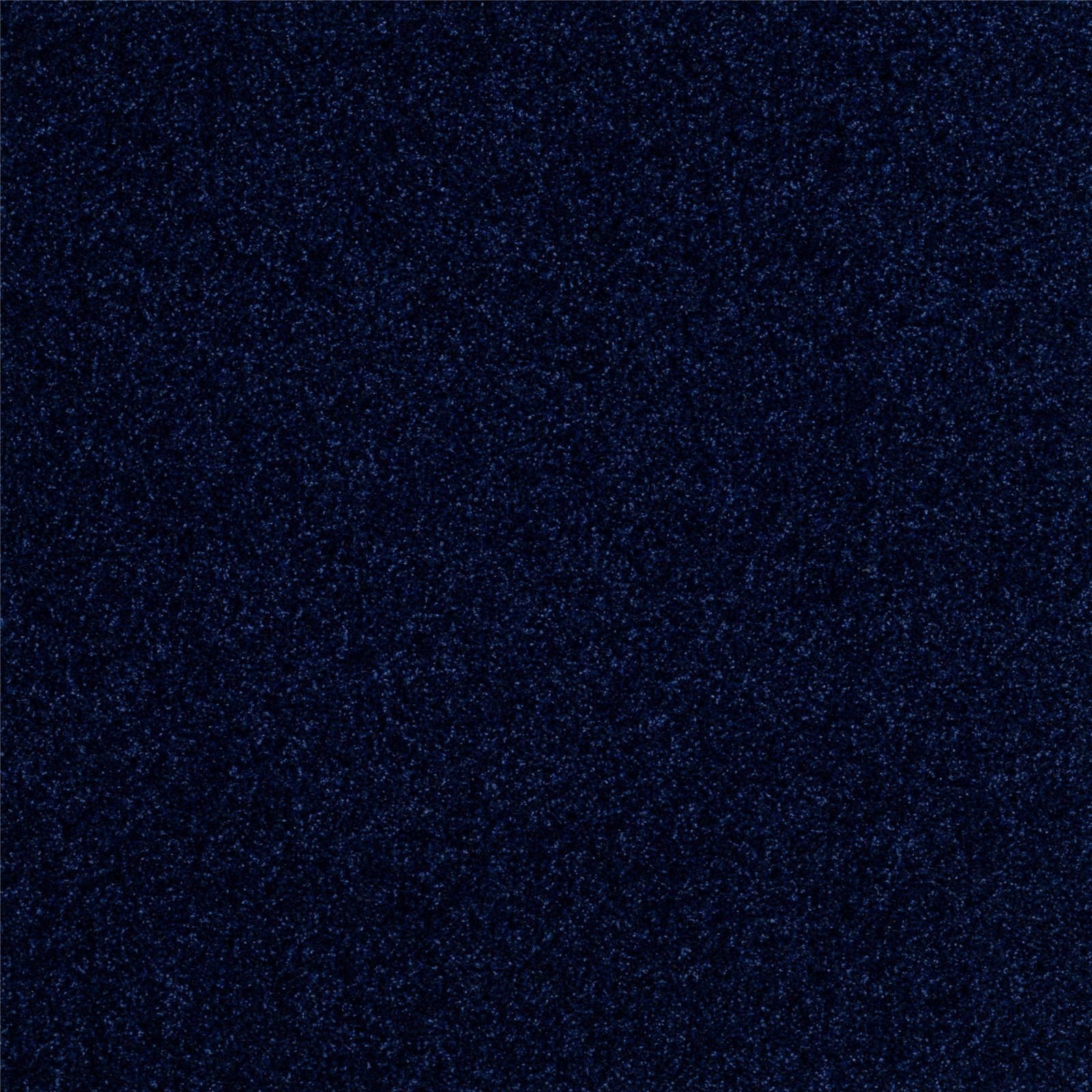 Teppichfliesen 50 x 50 cm NIZZA SL Saxony-Velours Marine 100 uni