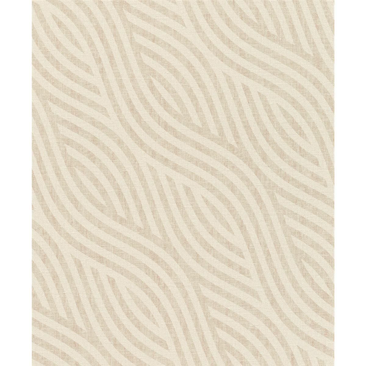 Tapete Culture Grafisch Vinyltapete Warmbeige gerader Ansatz 53 cm x 10,05 m