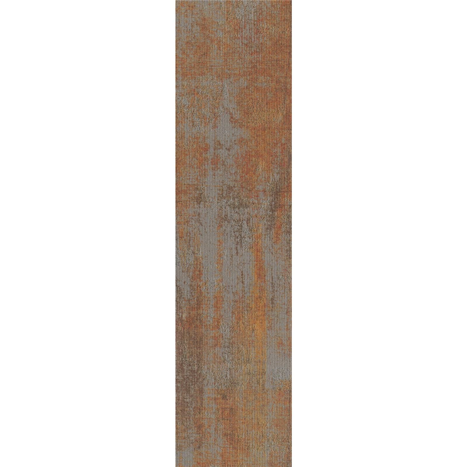 Teppichfliesen 25 x 100 cm selbsthaftend Infloor-Girloon Switch Braun 014-230 gemustert