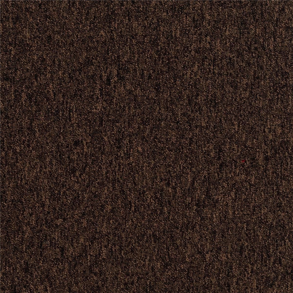 Teppichfliesen 50 x 50 cm COMO SL Schlinge Braun 930 uni