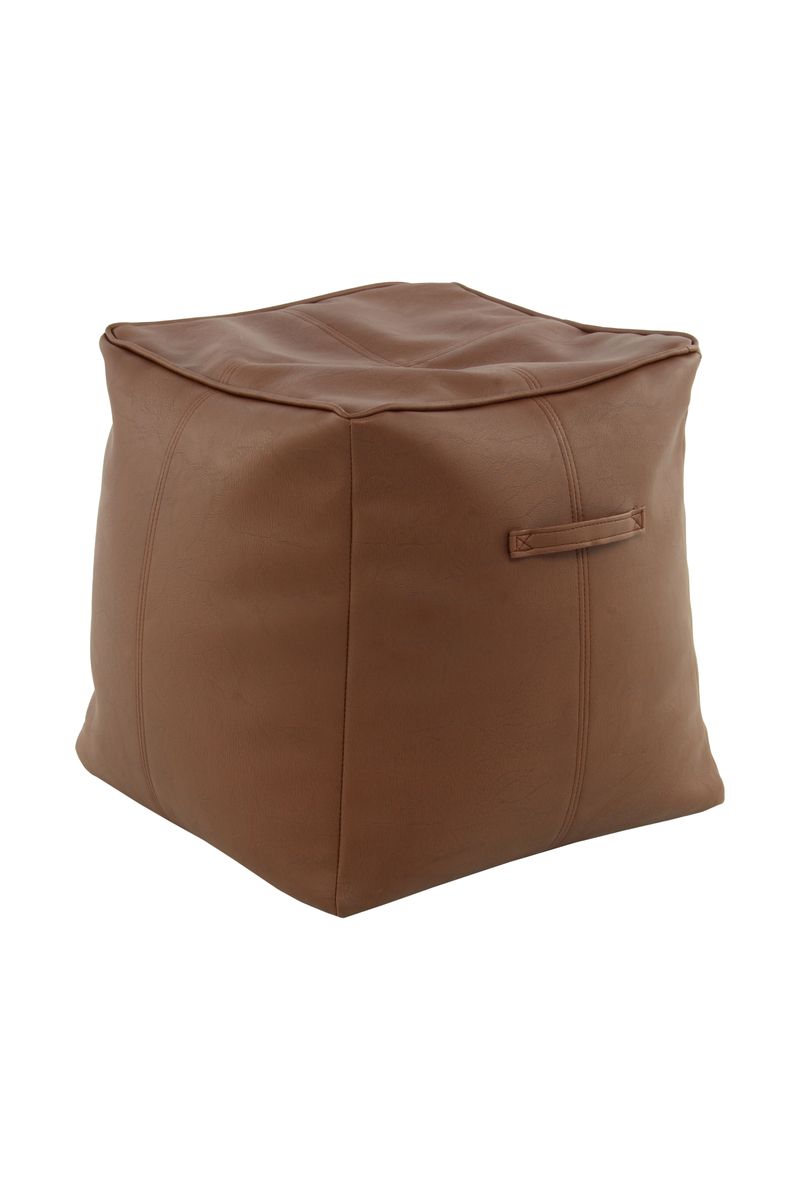 Pouf Travis 825 Braun - 45 cm (L) x 45 cm (B) x 45 cm (H)