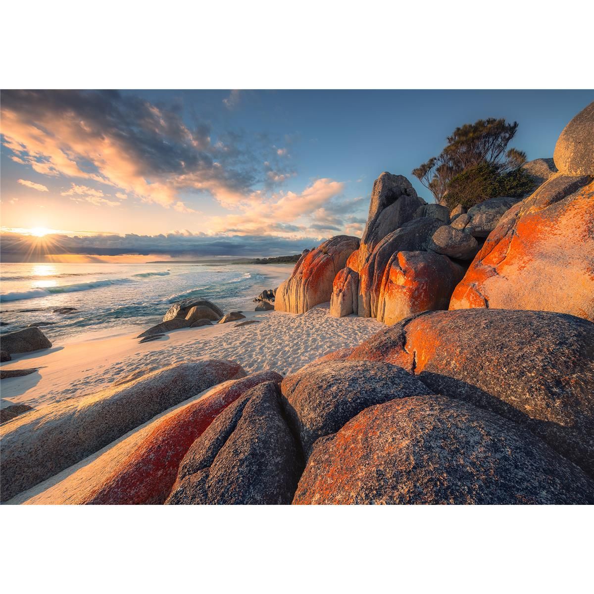 Vlies Fototapete - Bay of Fires - Größe 400 x 280 cm