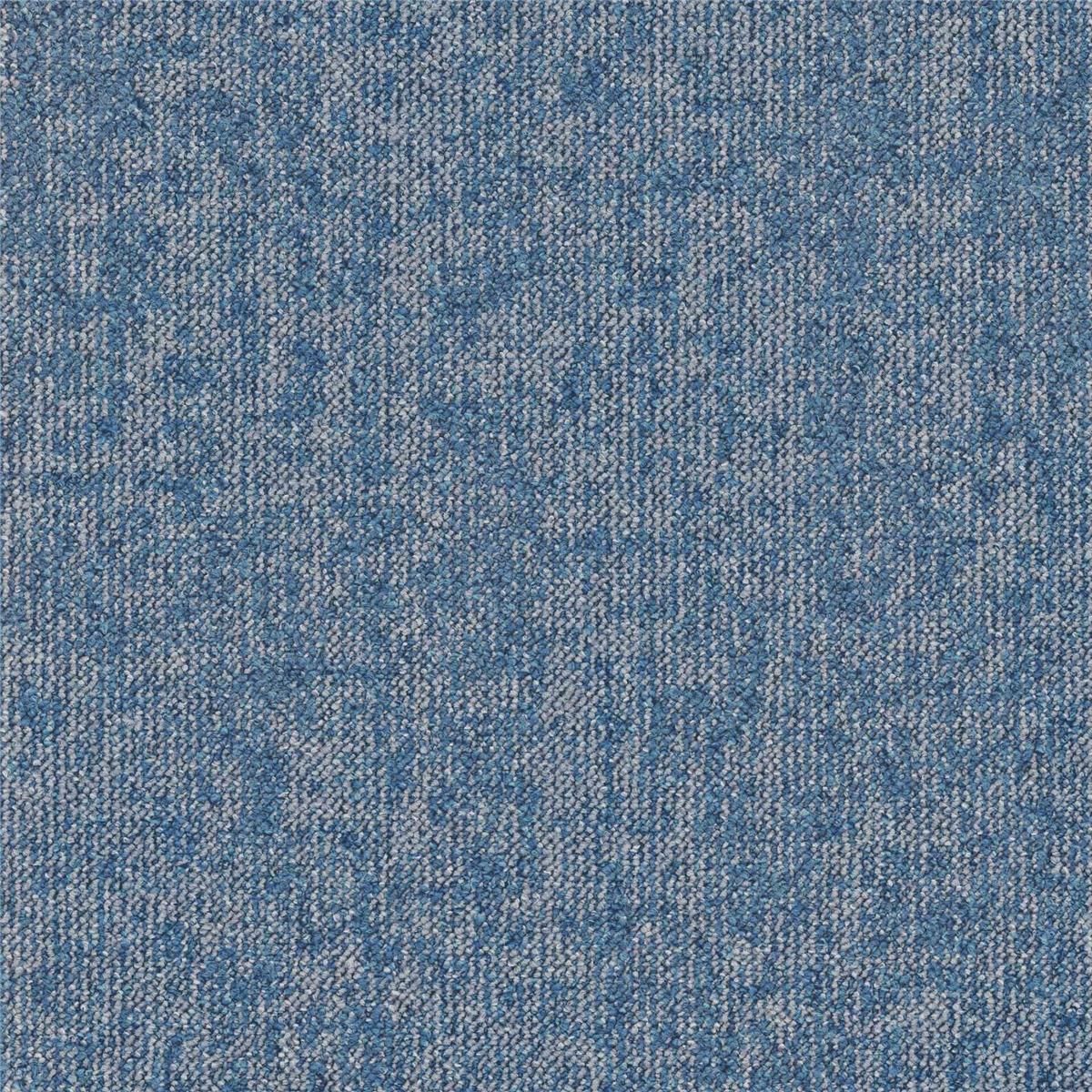Teppichfliesen Desso Essence Roots AD08 8913 Blau Mittel Schlinge strukturiert 50 x 50 cm