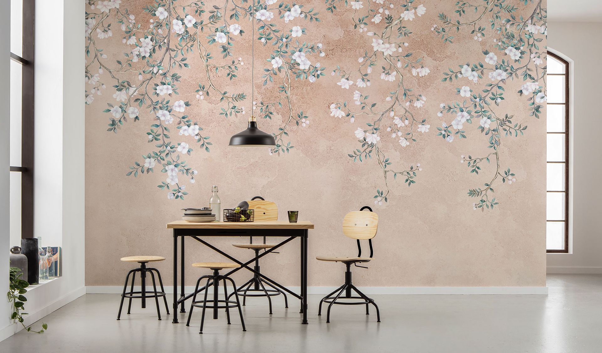 Vlies Fototapete - Hanging Hanami - Größe 400 x 250 cm