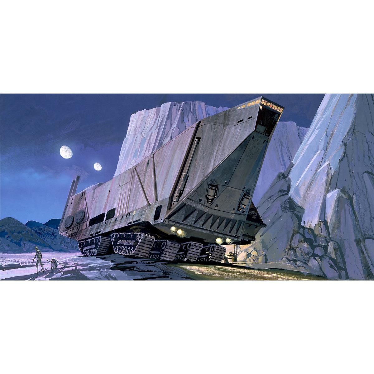 Vlies Fototapete - Star Wars Classic RMQ Sandcrawler - Größe 500 x 250 cm
