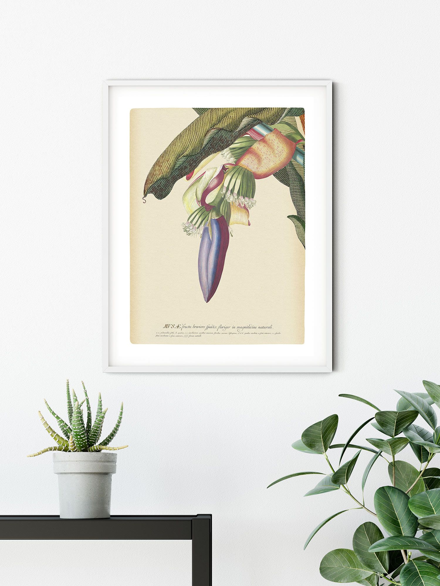 Komar Wandbild - Banana Heart - Größe: 40 x 50 cm