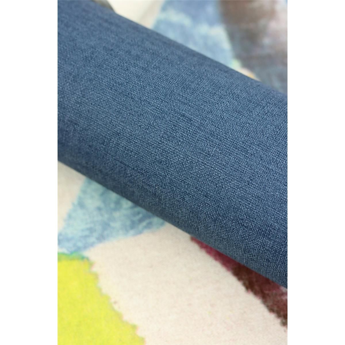 Tapete Basic universell Vinyltapete Dunkelblau ansatzfrei 53 cm x 10,05 m