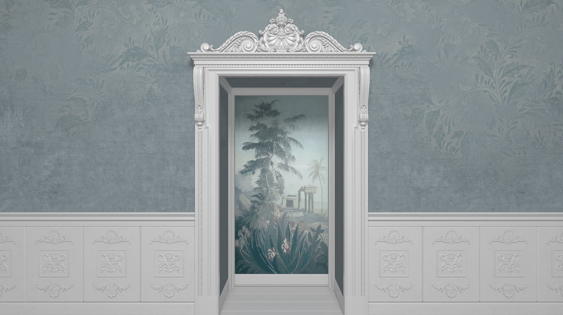 Vlies Fototapete - Niche - Größe 500 x 280 cm