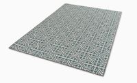 Outdoor Teppich PARKLAND Türkis Gemustert - 170 cm x 240 cm