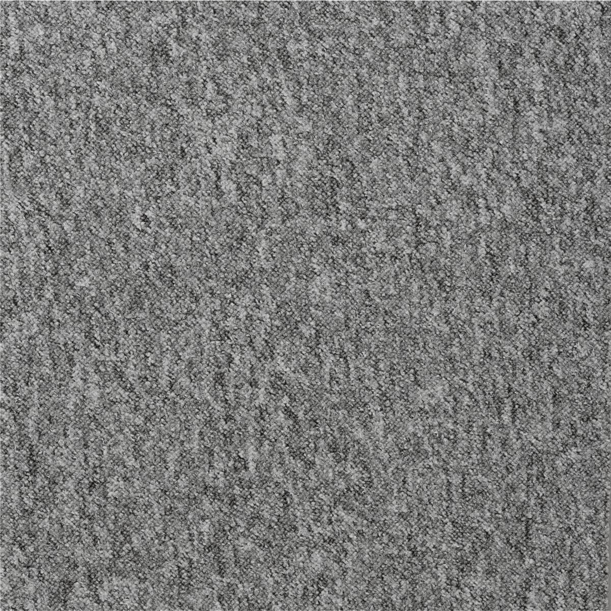 Teppichfliesen 50 x 50 cm CITY SL Schlinge Grau 760 uni