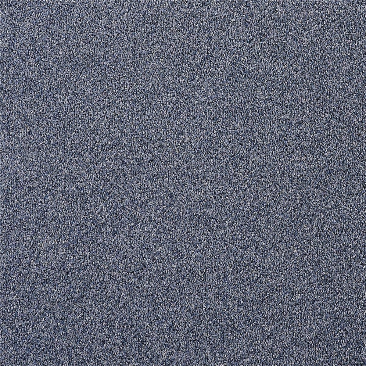 Teppichboden INFLOOR-GIRLOON Comfort/Twist Velours Blau 360 gemustert - Rollenbreite 400 cm