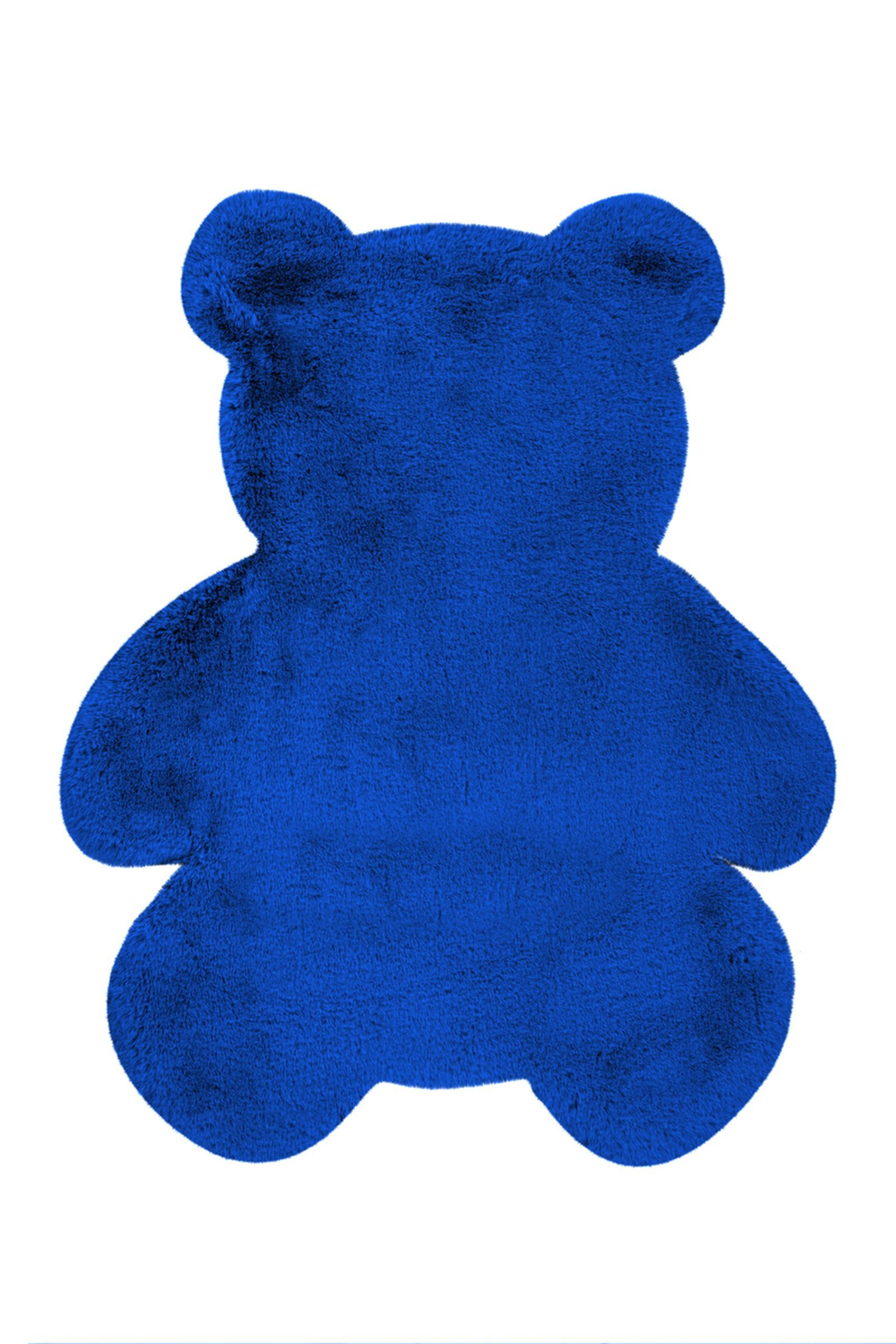 Teppich Lovely Kids 825-Teddy Blau 73 cm x 90 cm